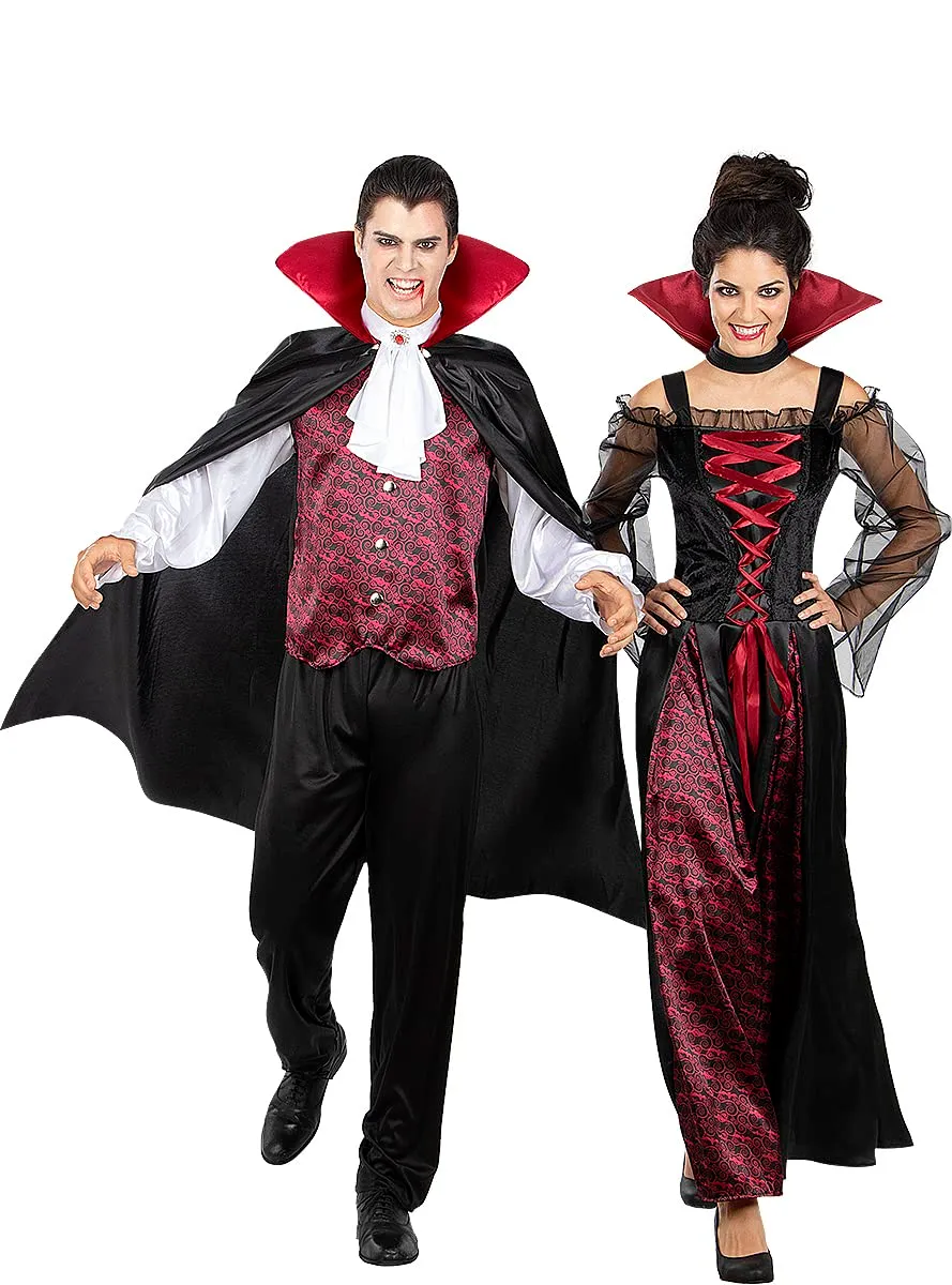 Funidelia Conte Dracula Costume Uomo XL con Mantello