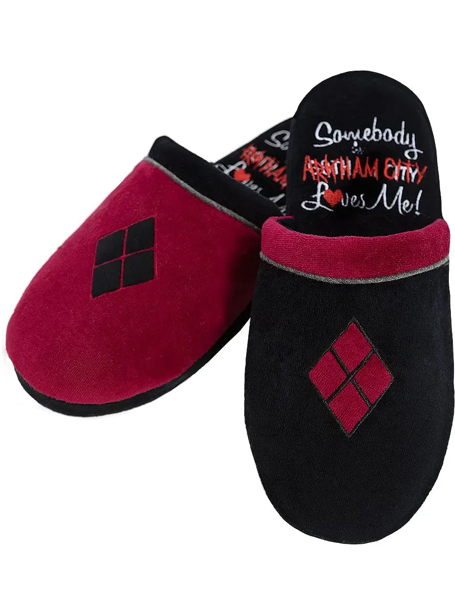 Funidelia Harley Quinn pantofole donna 37-41 rosa DC Comics