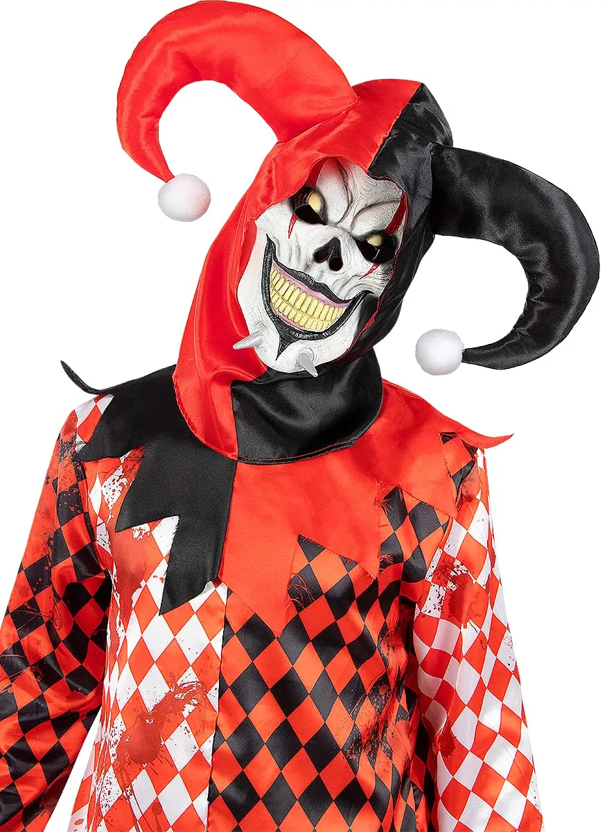 Funidelia Giullare inquietante costume uomo nero S-M