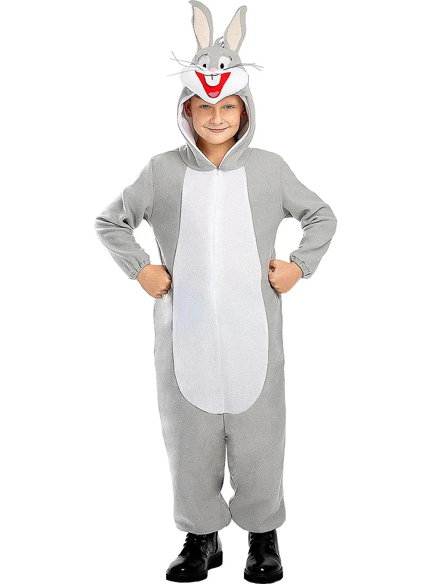 Funidelia Looney Tunes Bugs Bunny costume bambino grigio cartoni