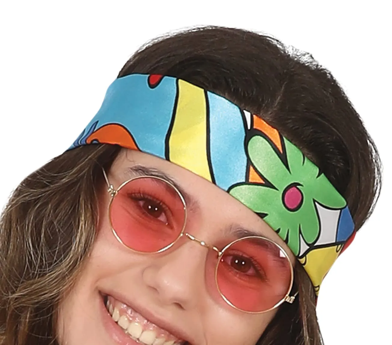 Fiestas Guirca GG87480 Costume Hippie con gilet e fascia