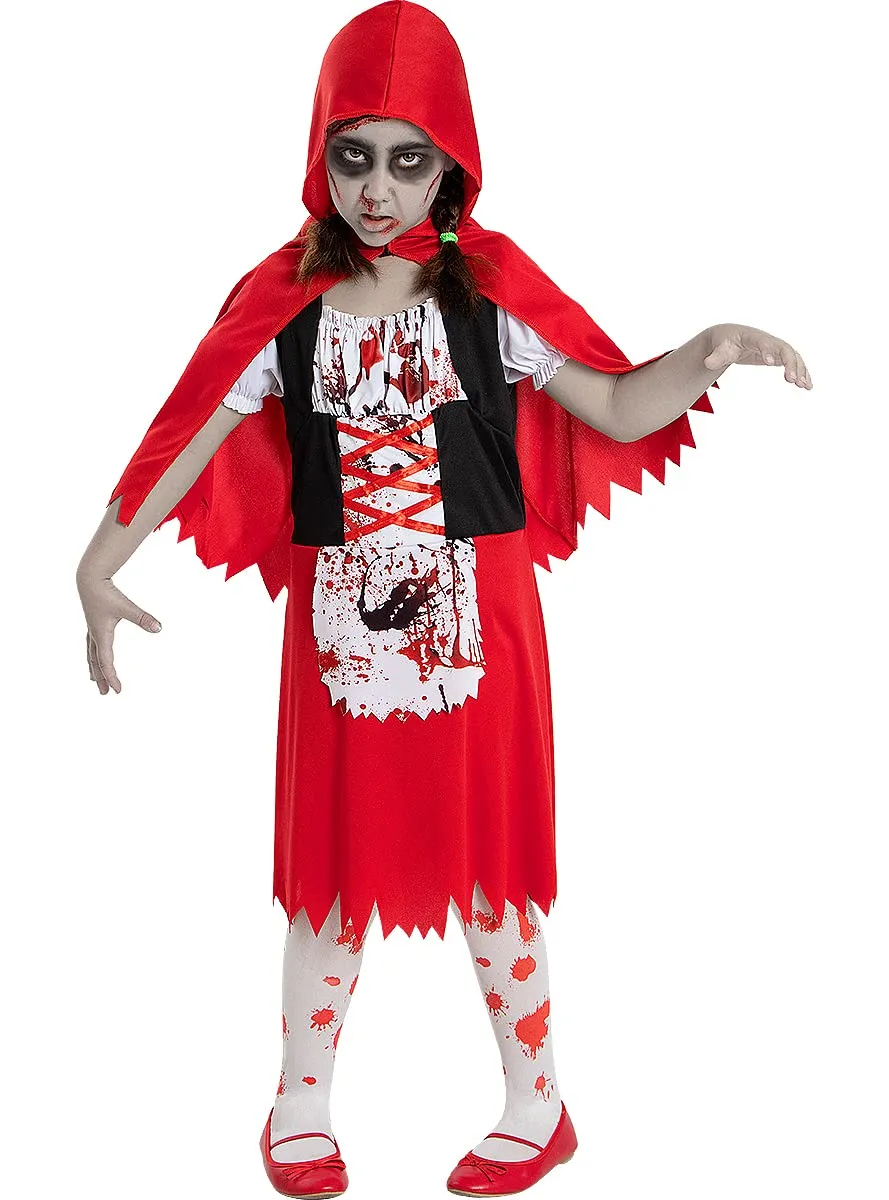 Funidelia Cappuccetto Rosso Zombie costume bambina horror