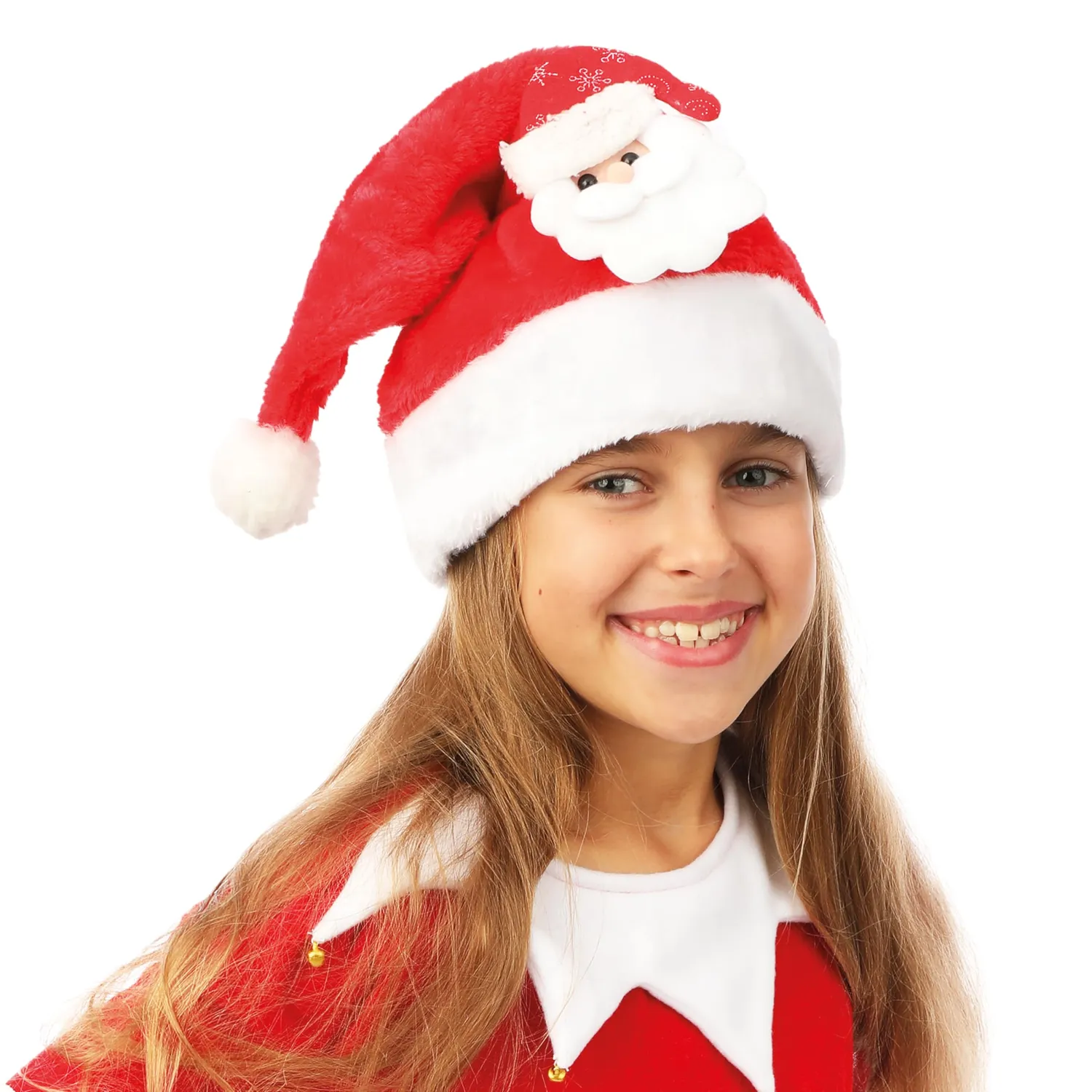 P'tit Clown Tradizione cappello Natale peluche bambino