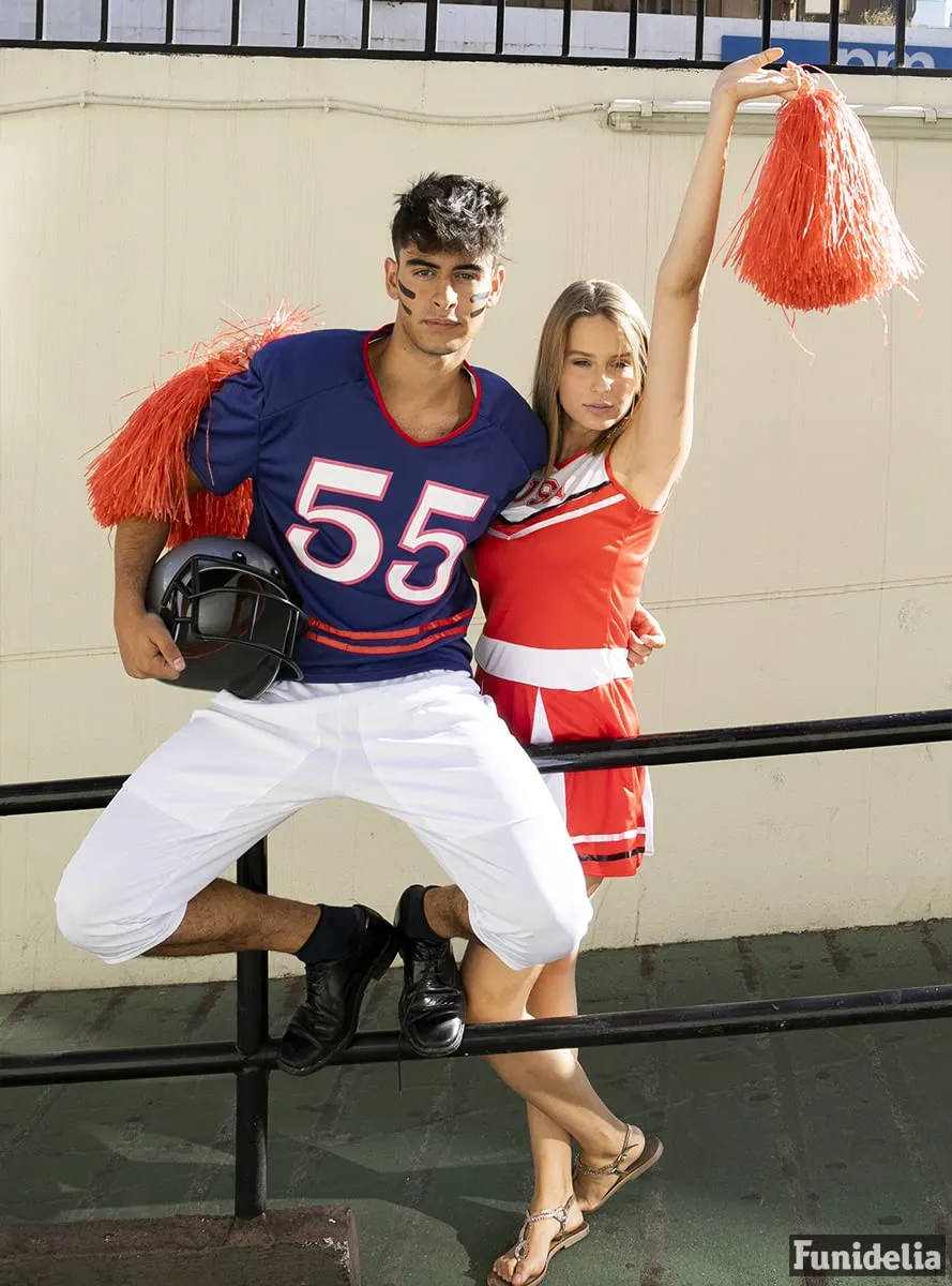Funidelia Football Americano costume uomo XL azzurro