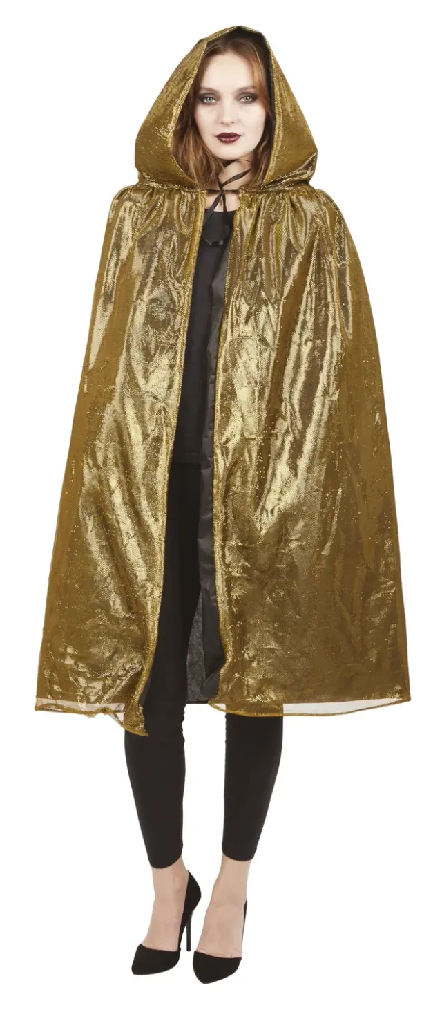 P'tit Clown 22278 mantello con cappuccio oro 145 cm lucido