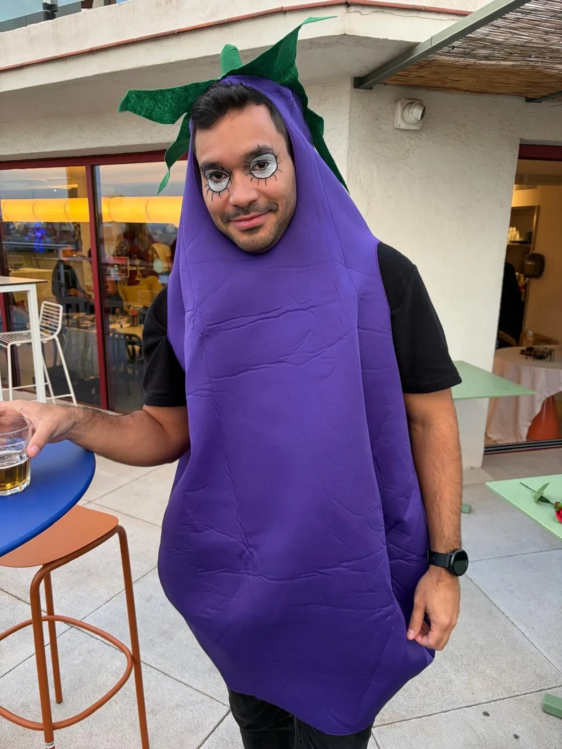 Funidelia Melanzana costume adulto taglia unica viola
