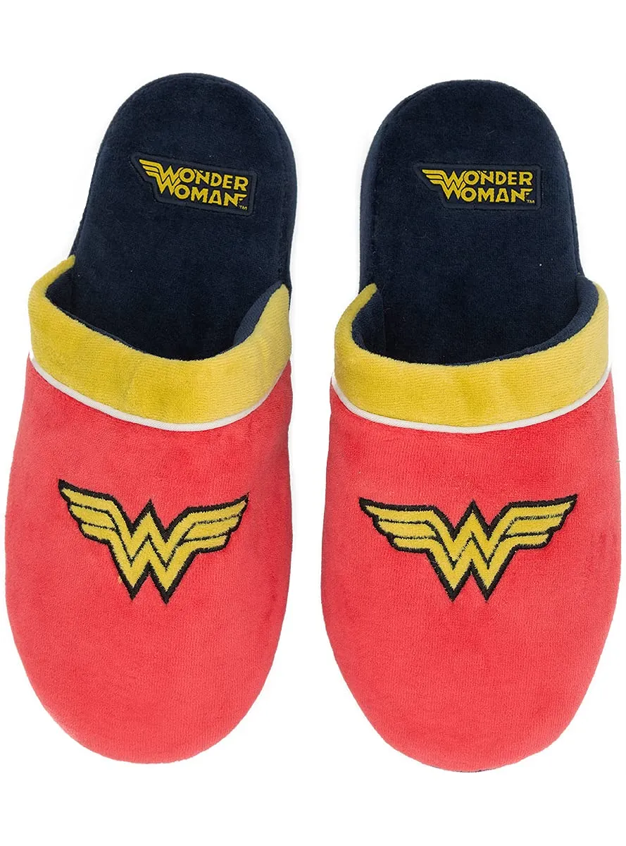 Funidelia Wonder Woman Pantofole Donna Rosse 37-41