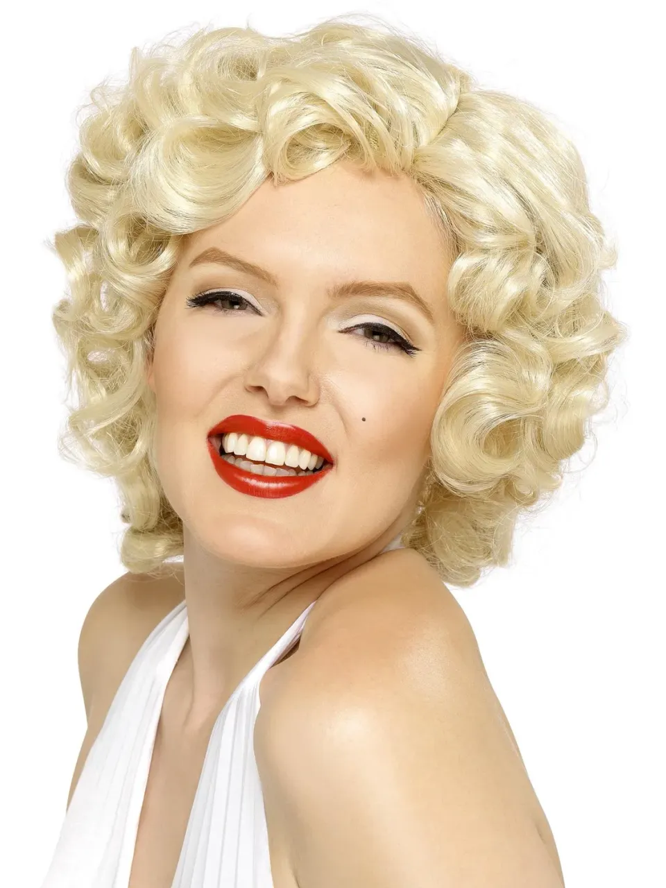 Smiffys Starlet parrucca bionda corta stile Marilyn