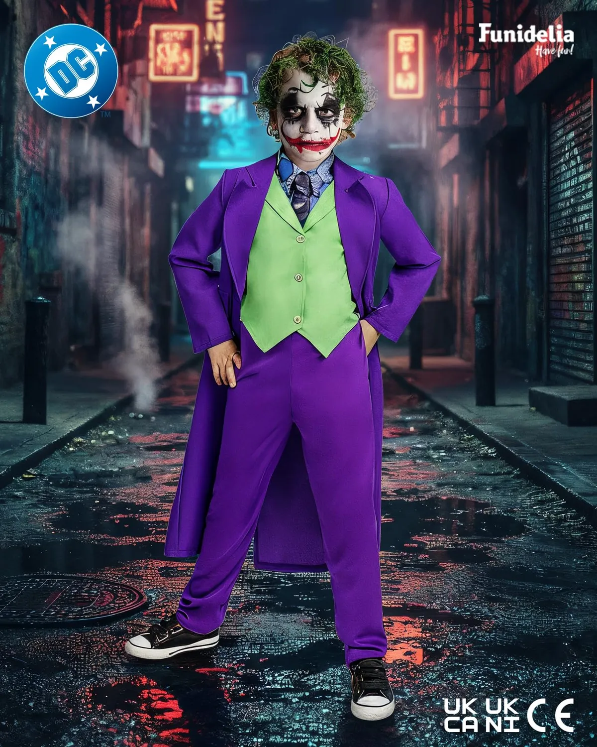 Funidelia Joker costume bambino 3-4 anni con giacca