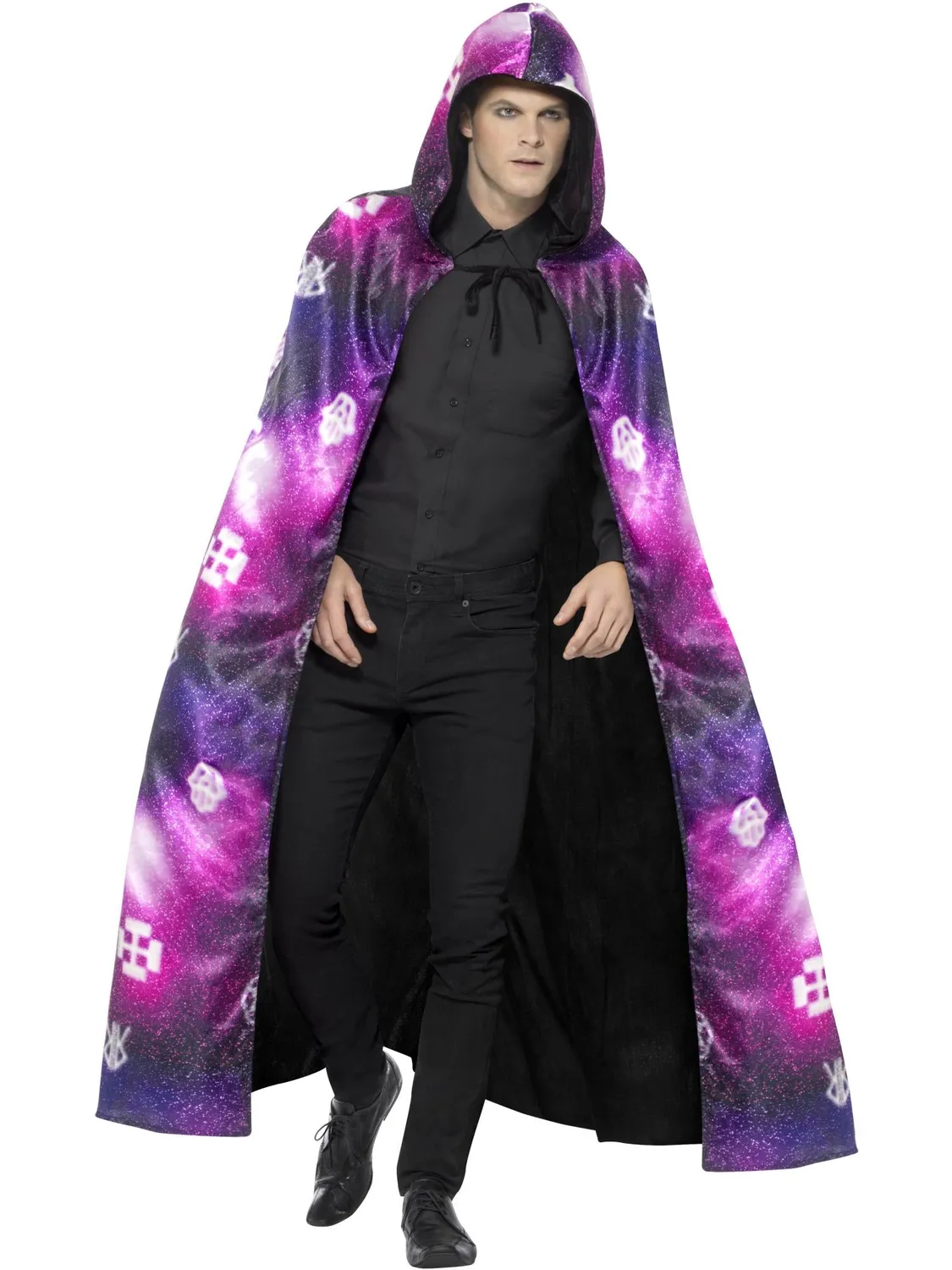 Smiffys Deluxe Reversible Galaxy Ouija mantello adulto