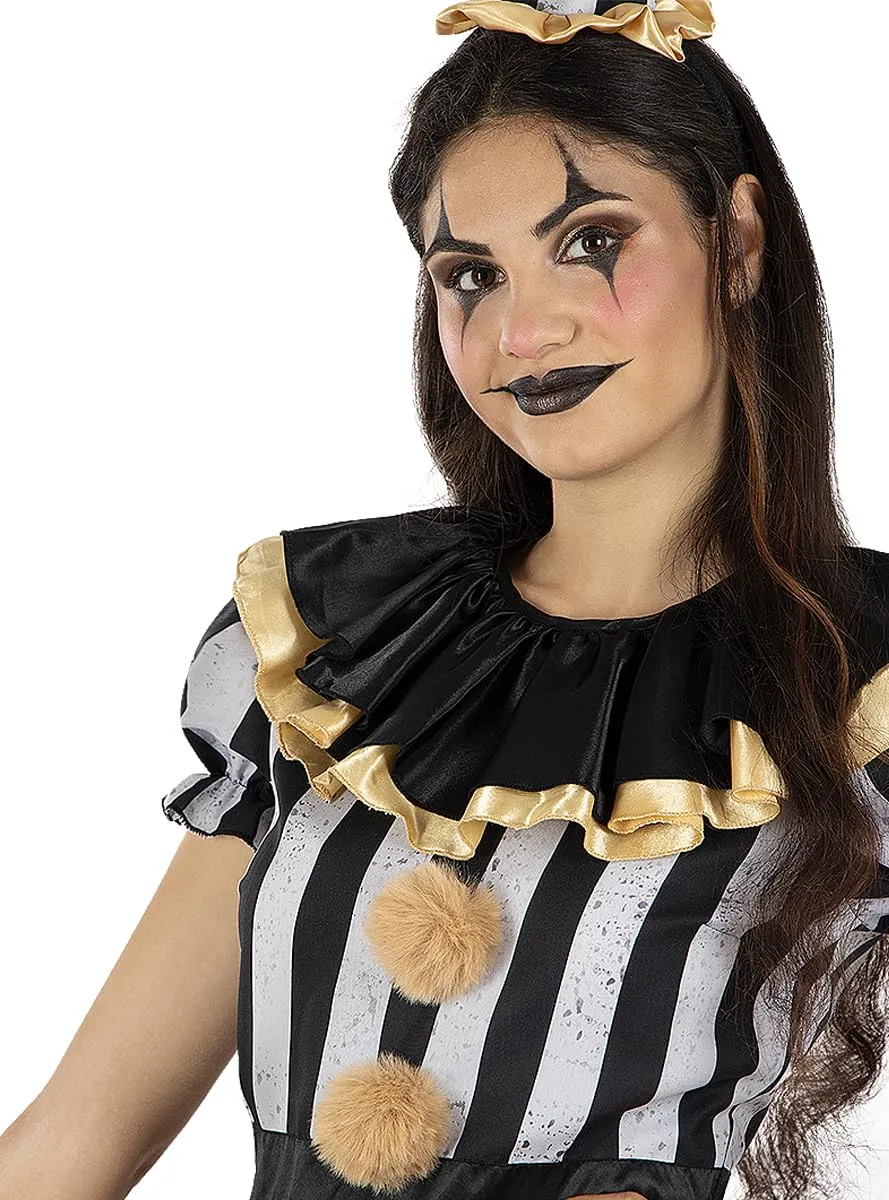 Funidelia Clown Horror Deluxe costume donna M porpora