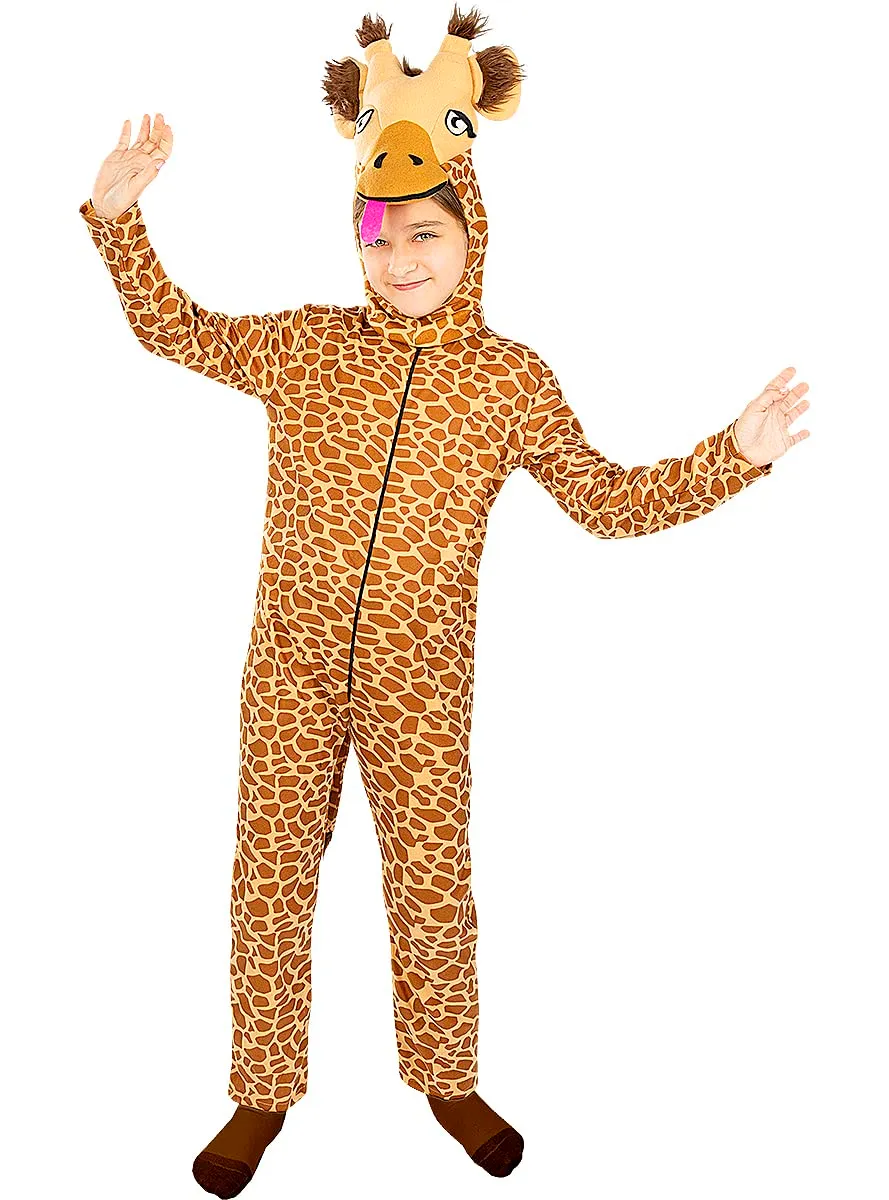 Funidelia Giraffa costume bambino 10-12 anni marrone