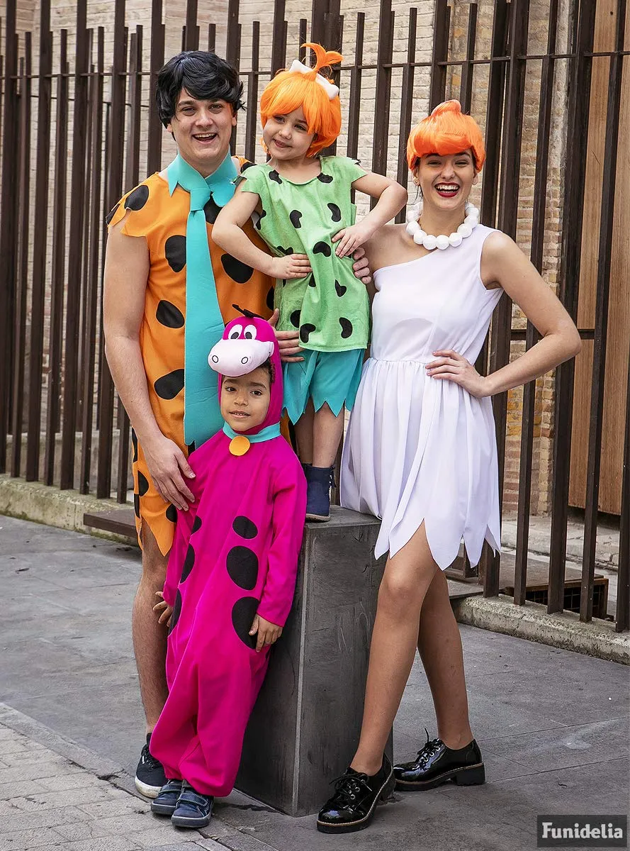 Funidelia Dino Flintstones Costume Bambino 10-12 Anni Viola