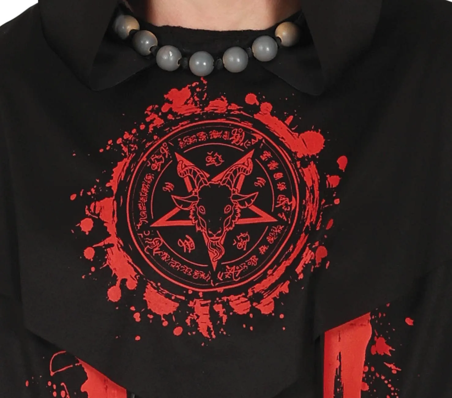 Fiestas Guirca Maestro Rito Satanico costume adulto L 52-54