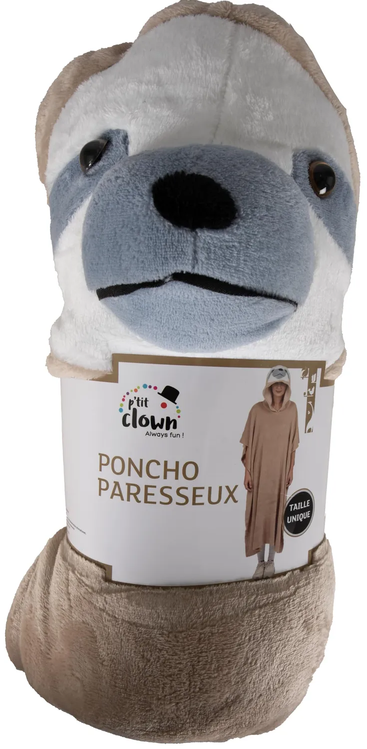 P'tit Clown 97005 Poncho Carnevale Beige Adulti