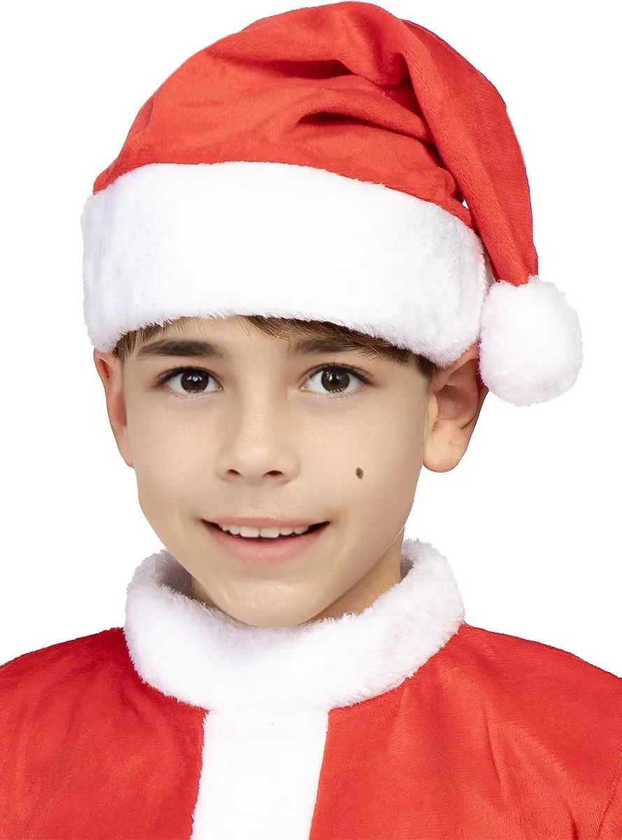 Funidelia Santa Claus Berretto Babbo Natale bimbi rosso