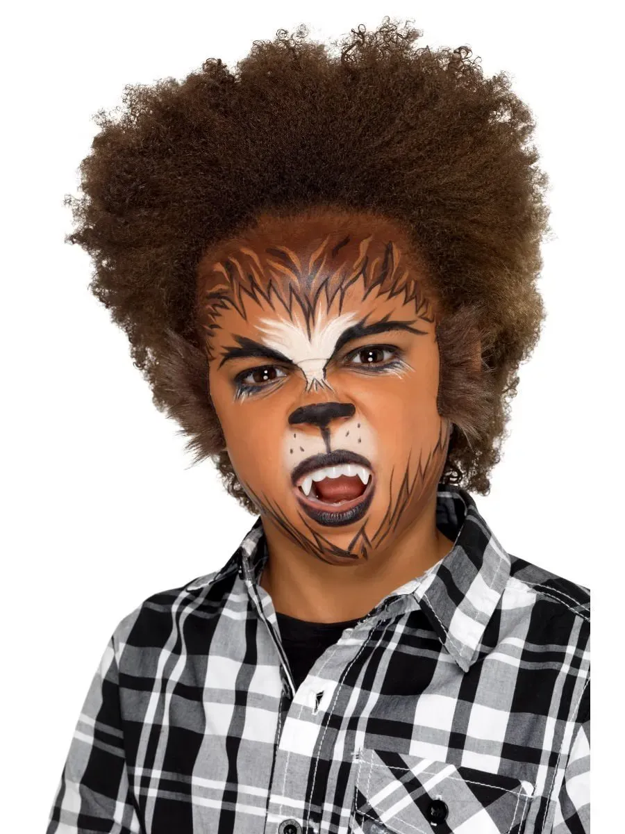 Smiffys Halloween kit trucco lupo mannaro bambino 4 colori