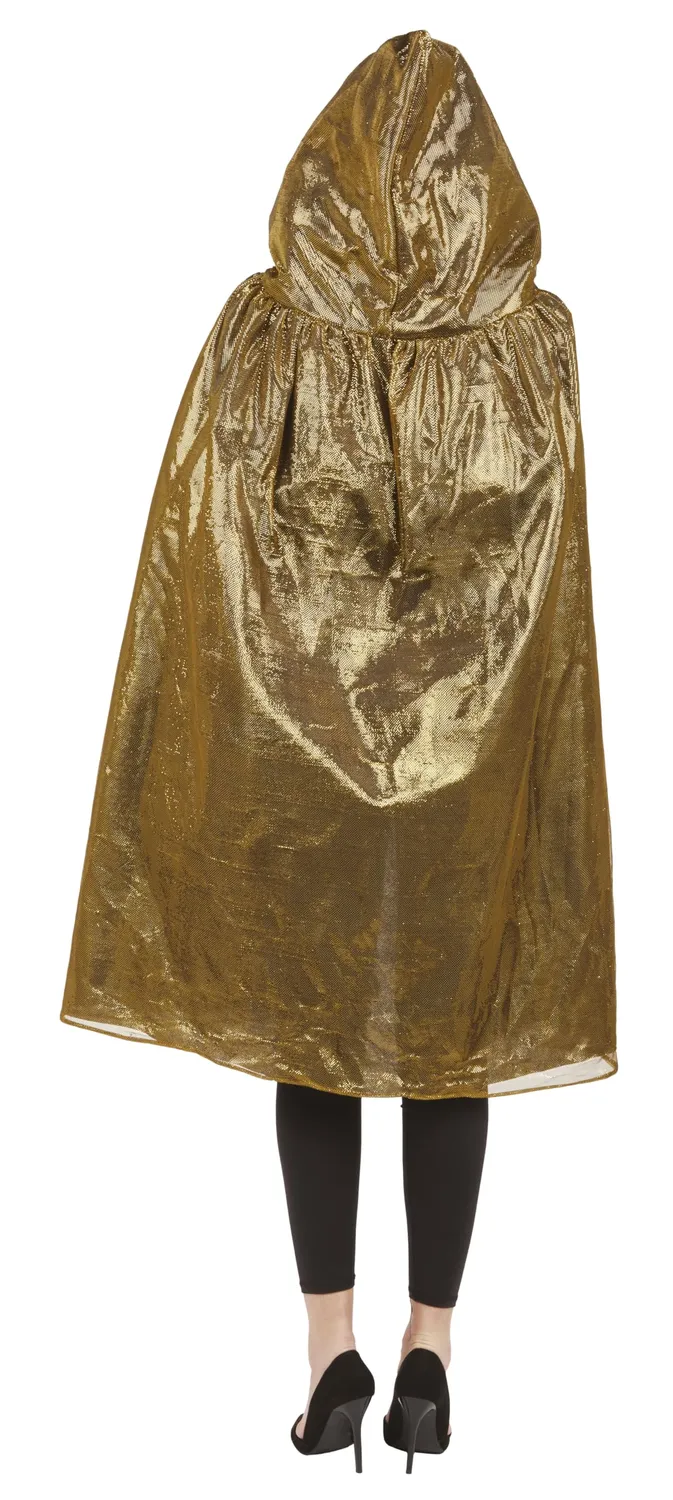 P'tit Clown 22278 mantello con cappuccio oro 145 cm lucido
