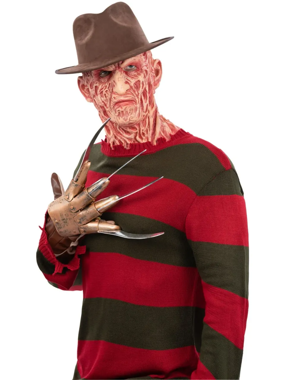 Smiffys Freddy Krueger Maglione Rosso Verde S-XL