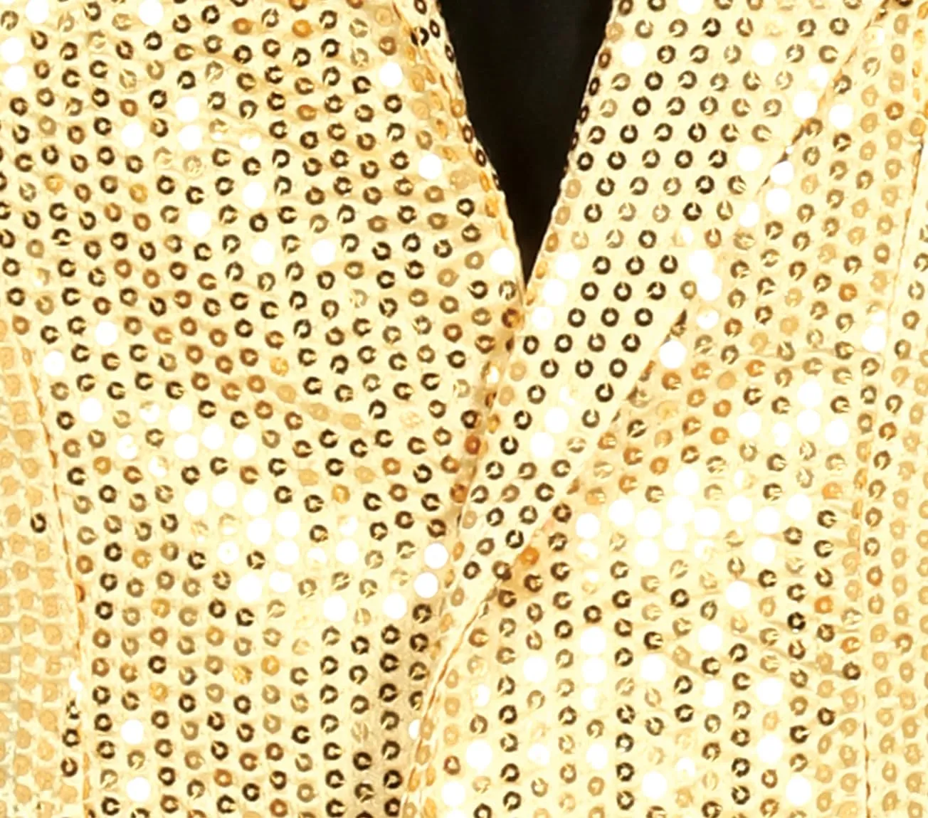 Fiestas Guirca Giacca Paillettes Oro Uomo L per Capodanno