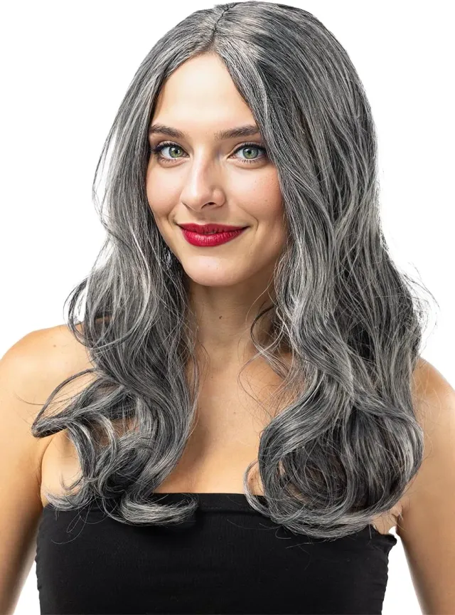 Funidelia Parrucca da Strega Donna Nera Halloween