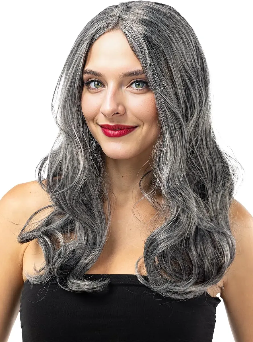 Funidelia Parrucca da Strega Donna Nera Halloween