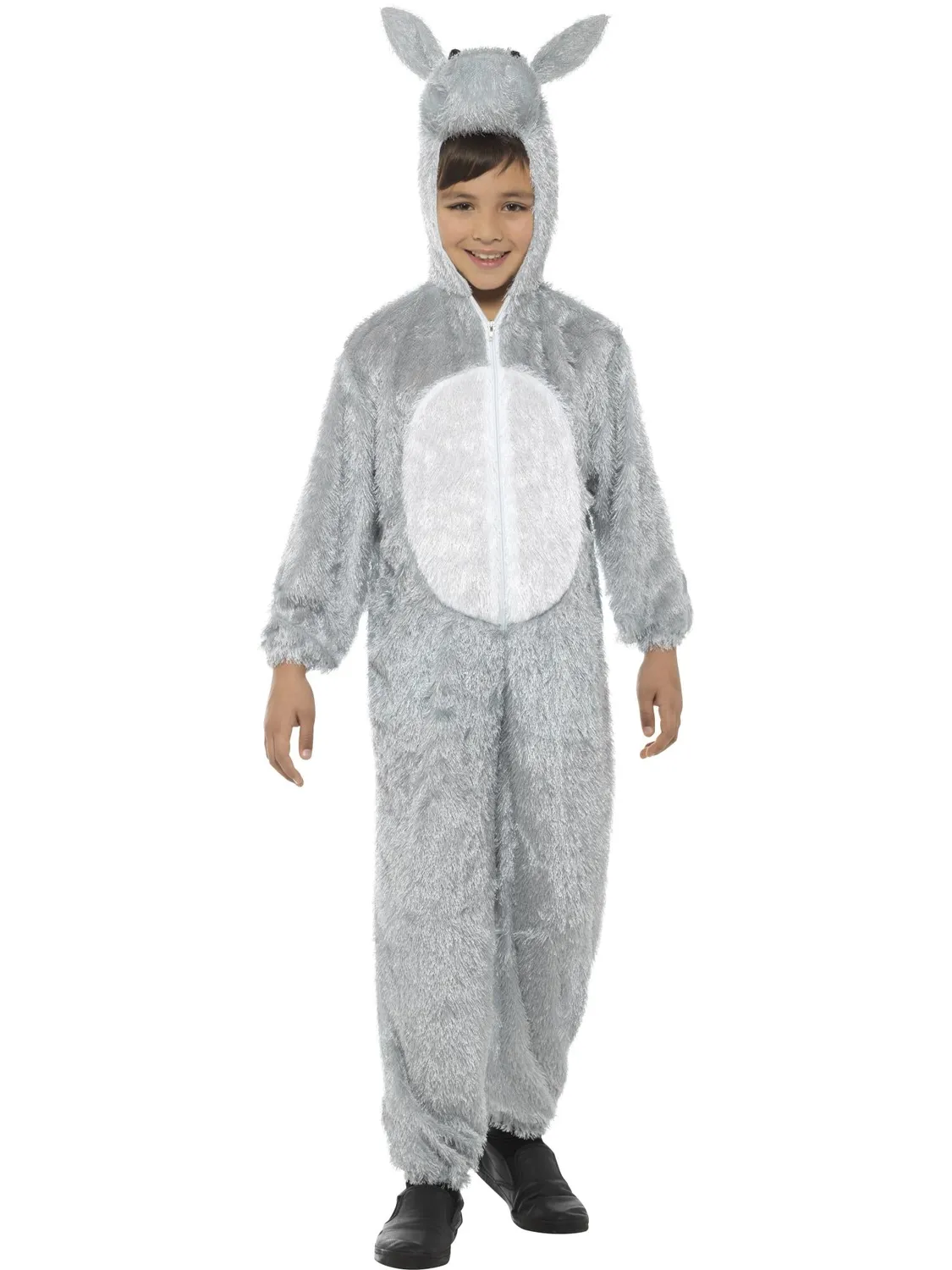 Smiffys Donkey costume asinello bambino grigio