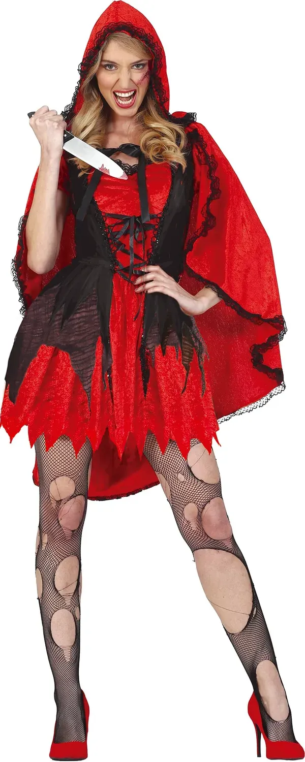 Guirca Costume Cappuccetto Assassina Donna Halloween