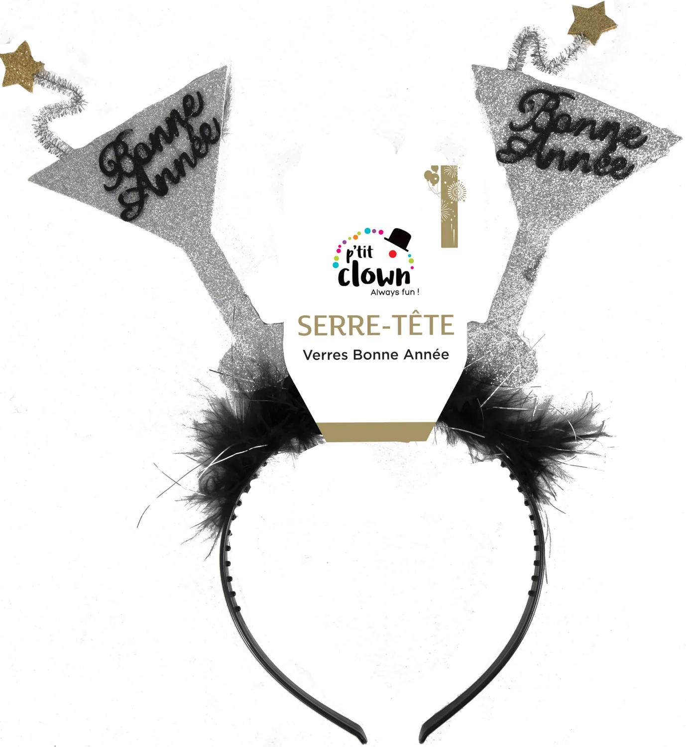 P'tit Clown 40380 Cerchietto Buon Anno accessorio multicolore