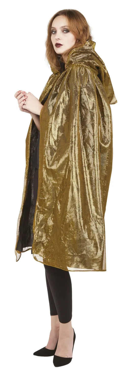 P'tit Clown 22278 mantello con cappuccio oro 145 cm lucido
