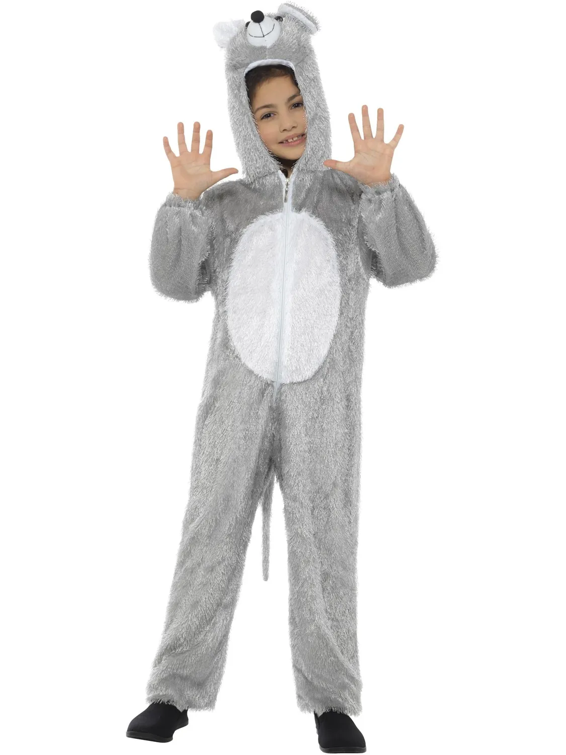 Smiffys Mouse Costume topo bambino grigio 4-6 anni
