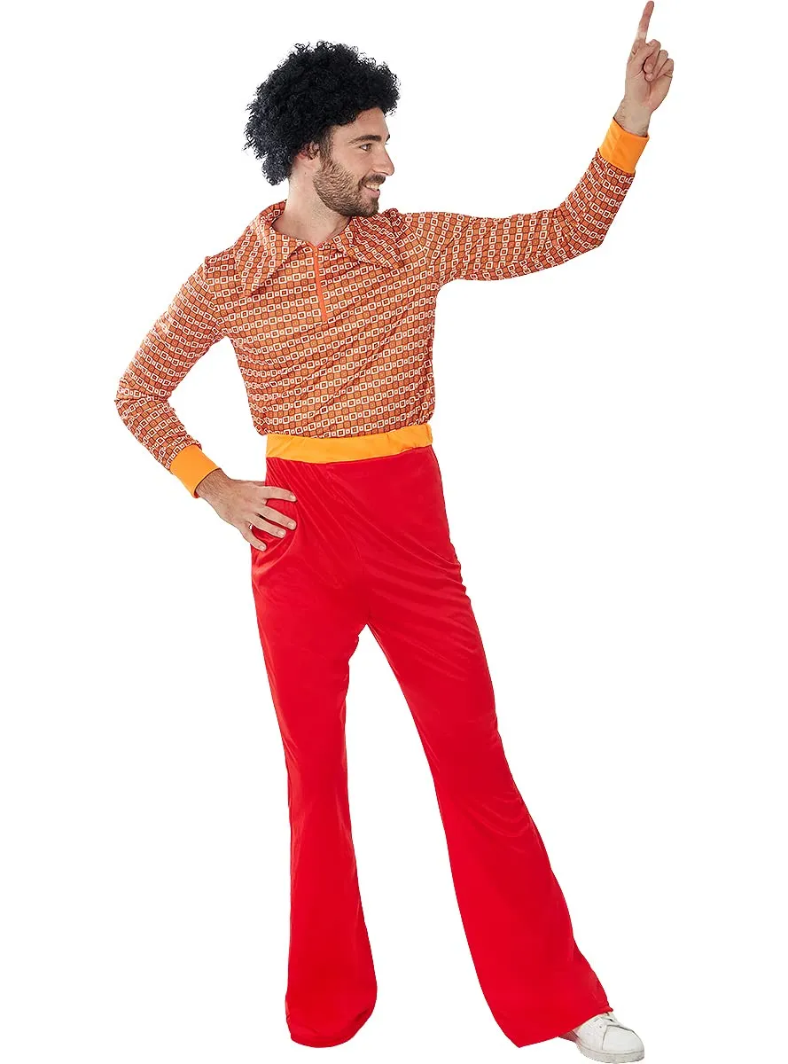 Funidelia Anni 70 costume disco uomo arancione