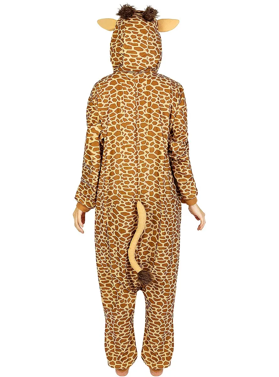 Funidelia onesie giraffa costume tuta adulto multicolore S-M