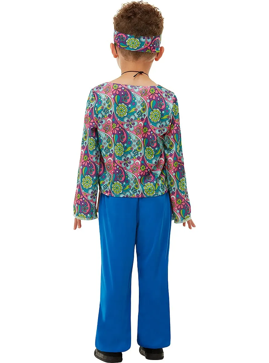 Funidelia Hippie costume bambino 3-4 anni multicolore