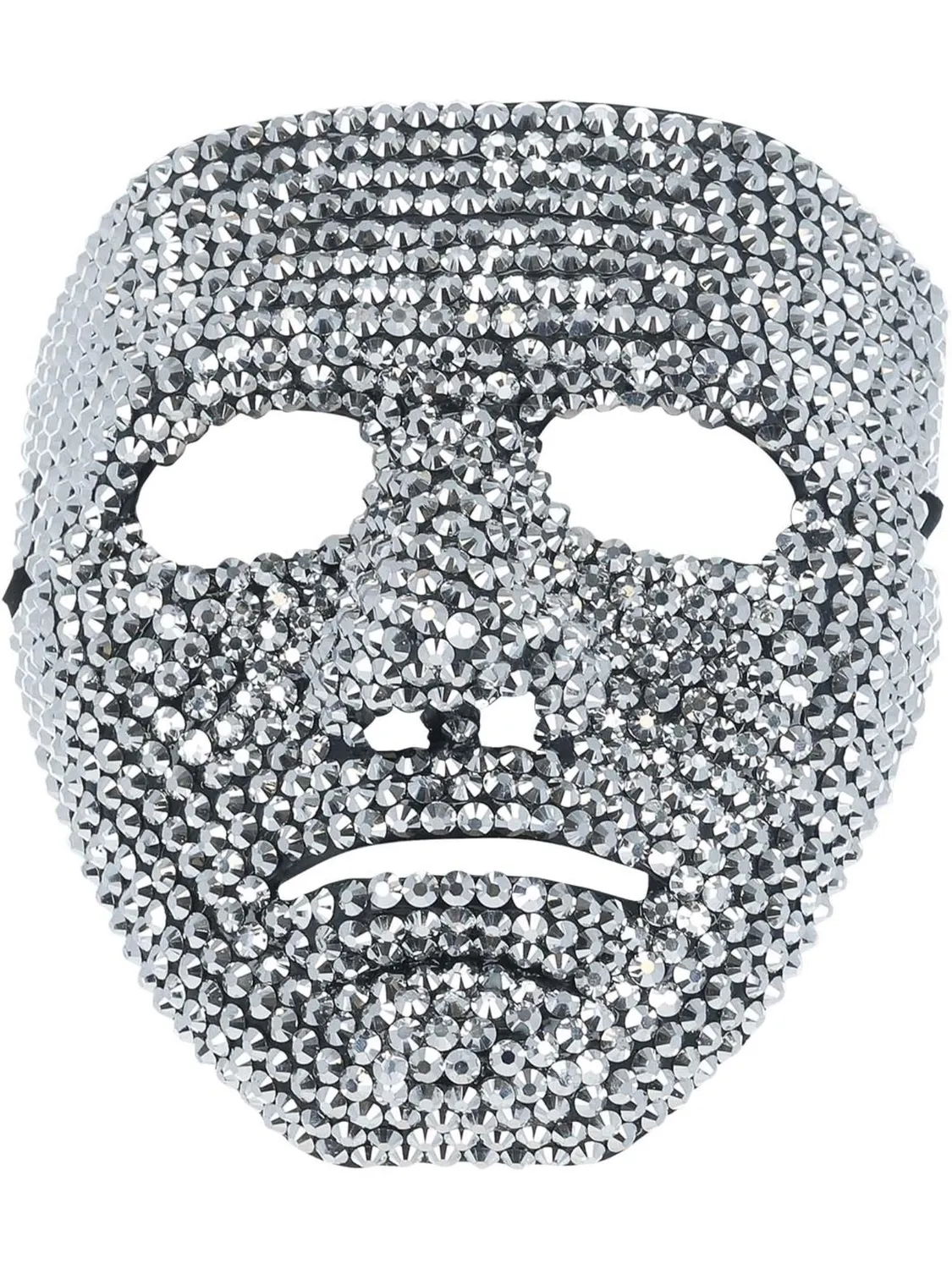 Smiffys maschera robot argentata con gioielli adulto