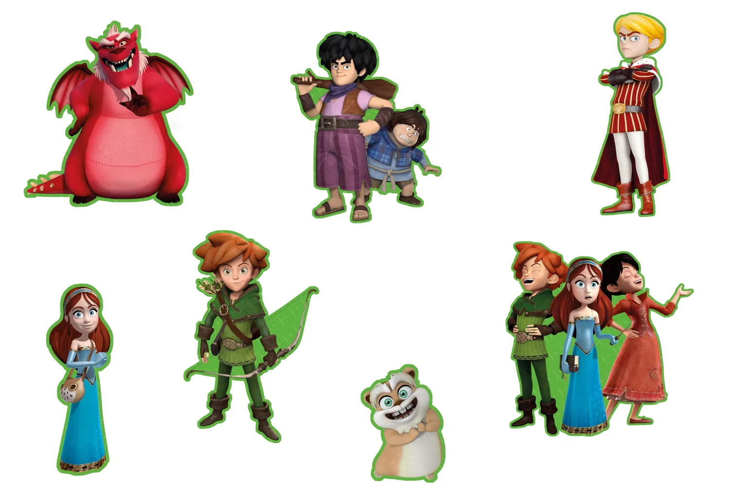 P'tit Clown Memory Evolution Robin Hood Gioco di Carte 96 Carte Bambini