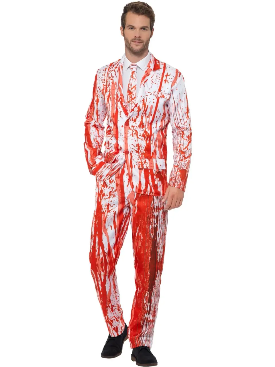 Smiffys Blood Drip completo uomo M bianco
