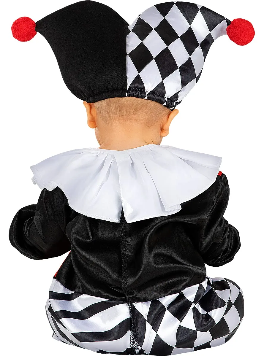 Funidelia Arlecchino Costume Bebè 12-24 Mesi Nero