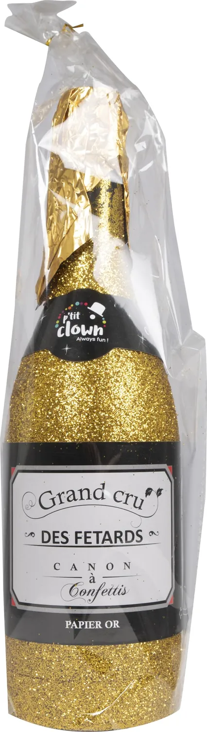 P'tit Clown 93009 cannone coriandoli 32 cm oro