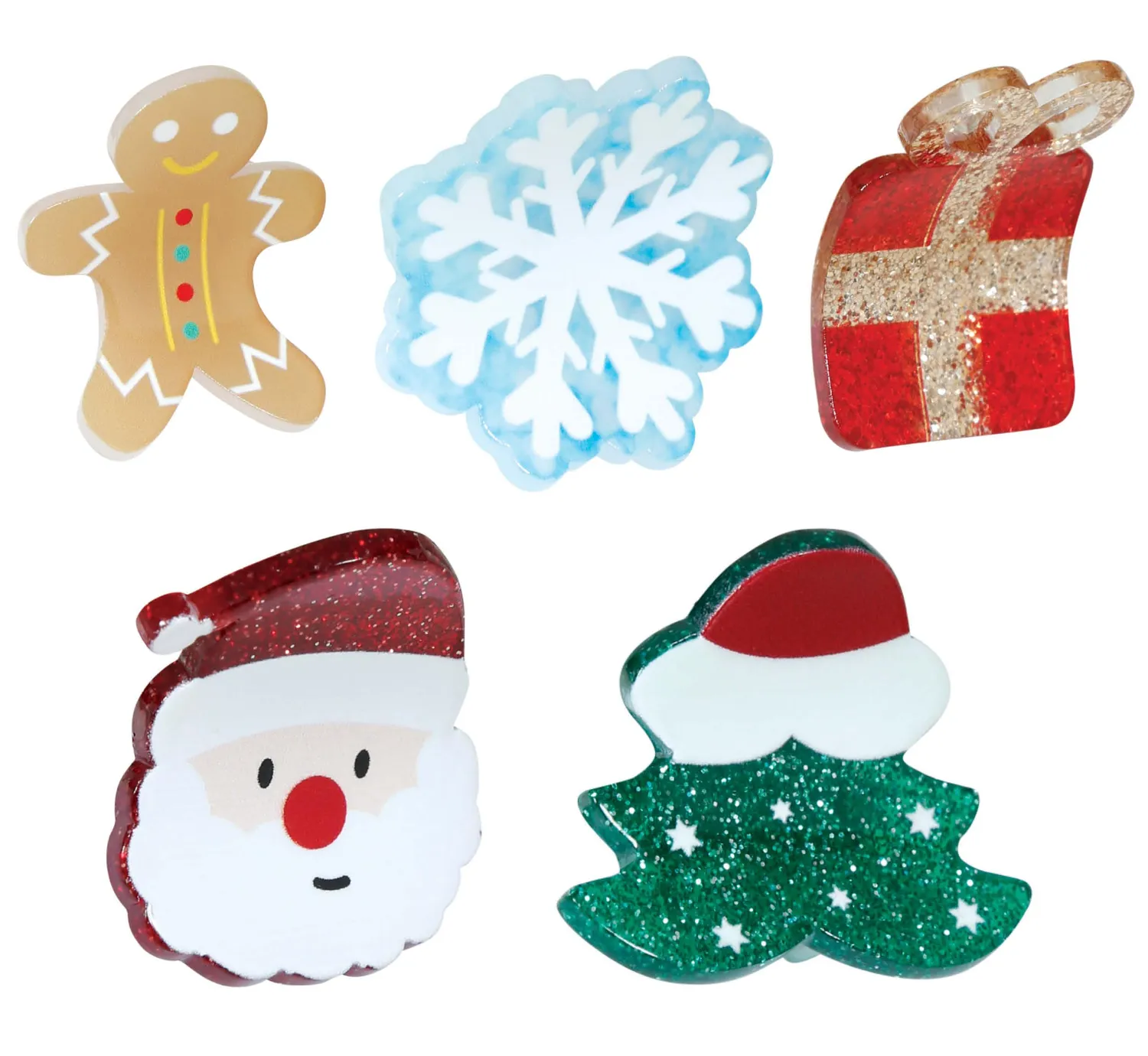Fiestas Guirca Fermagli Capelli Pacco Regalo Natale 5 Pezzi