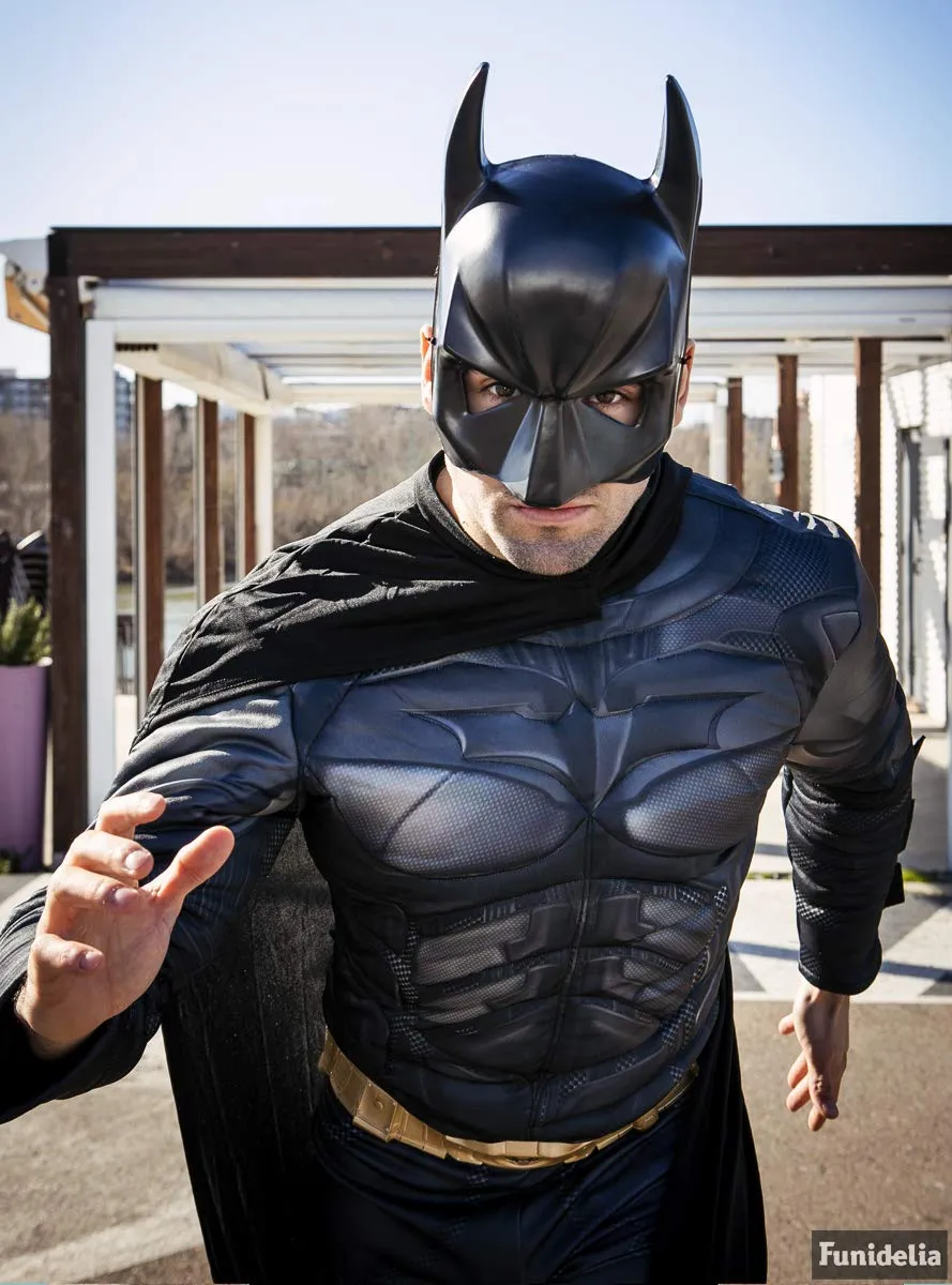 Funidelia Batman Dark Knight maschera adulto nera