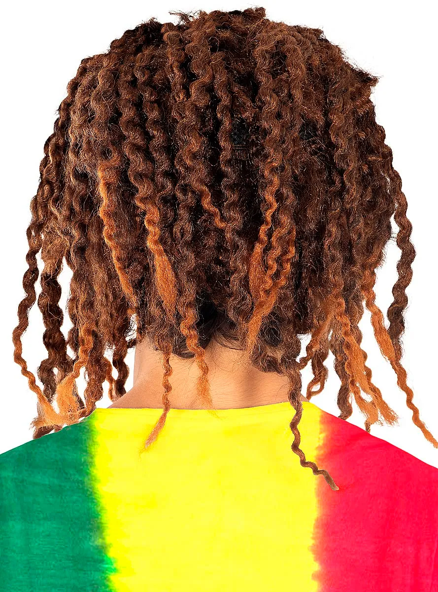 Funidelia Parrucca Dread parrucca donna marrone Giamaica