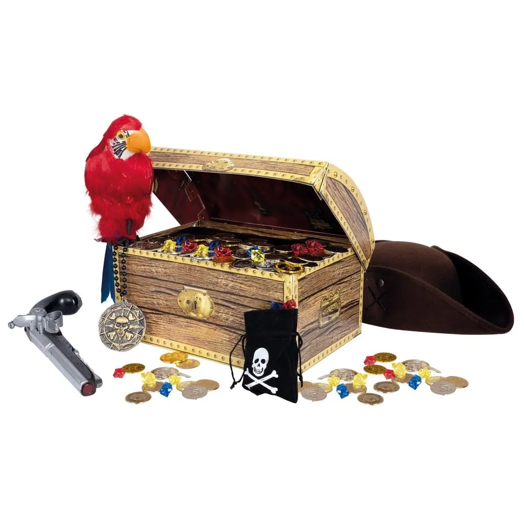 P'tit Clown 44100 Borsa Pirata Marrone con 12 Monete
