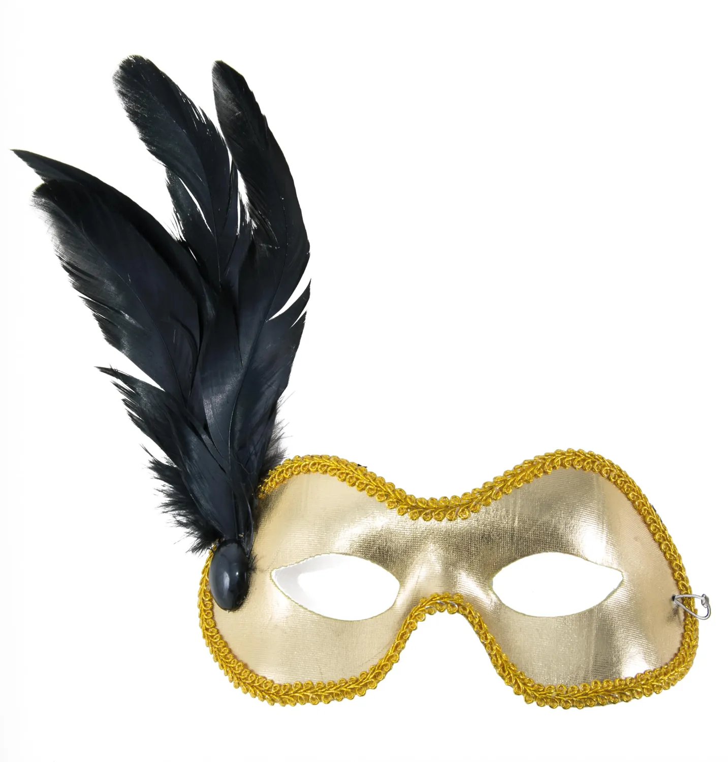 P'tit Clown Lupo maschera donna con piume