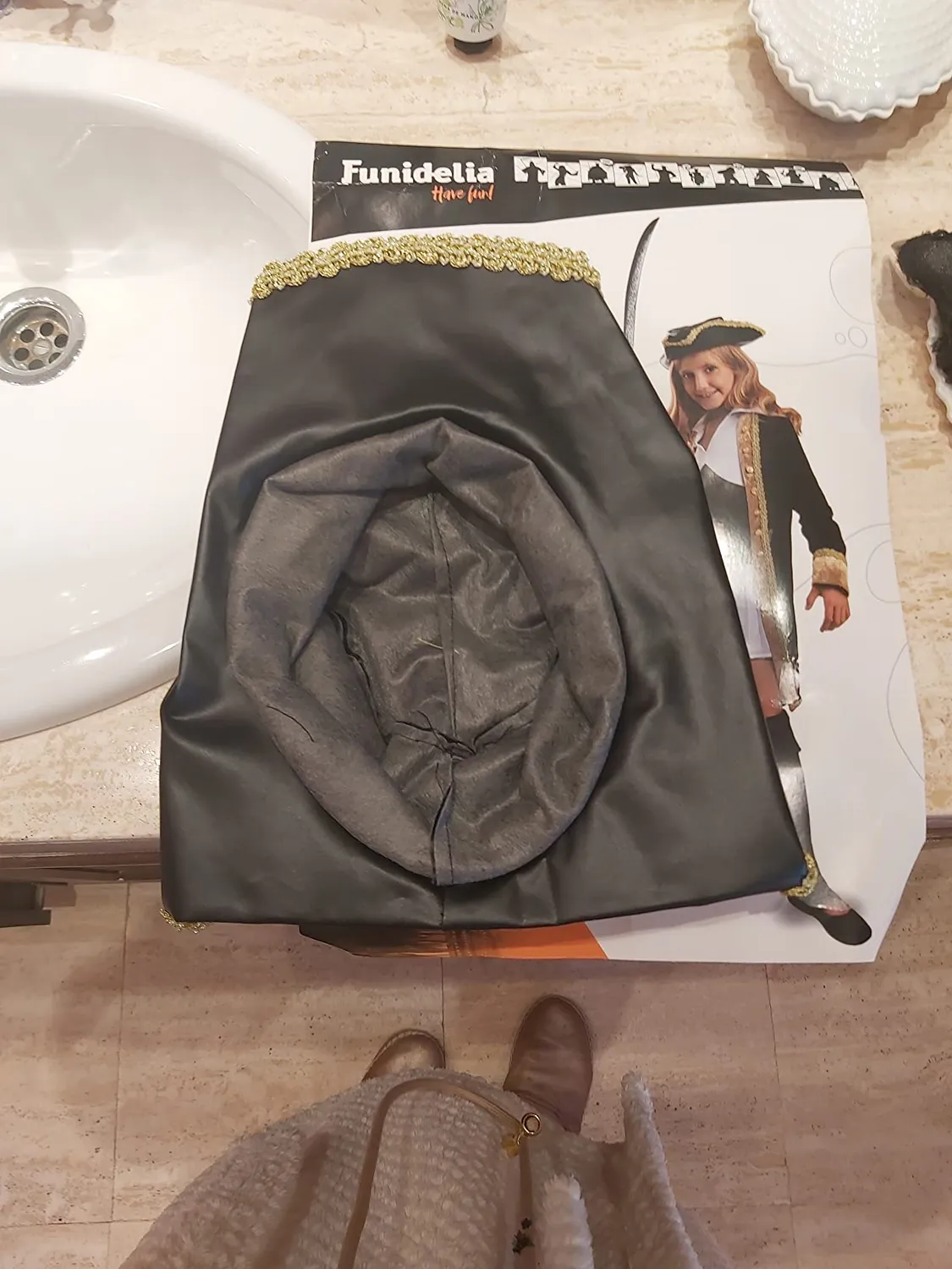 Funidelia pirata deluxe costume bambina 7-9 anni