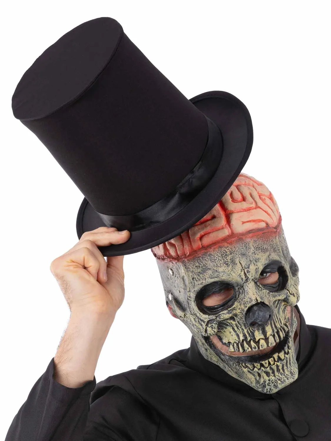 Smiffys Exposed Brain Skull maschera lattice cervello taglia unica