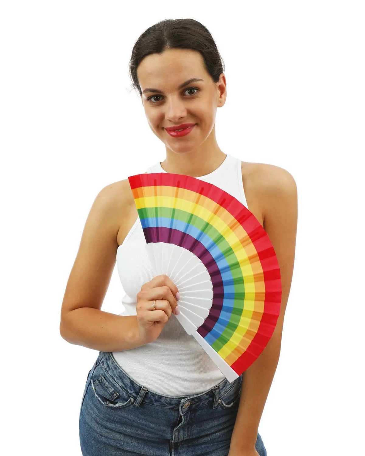 P'tit Clown 23260 ventaglio arcobaleno unisex adulto