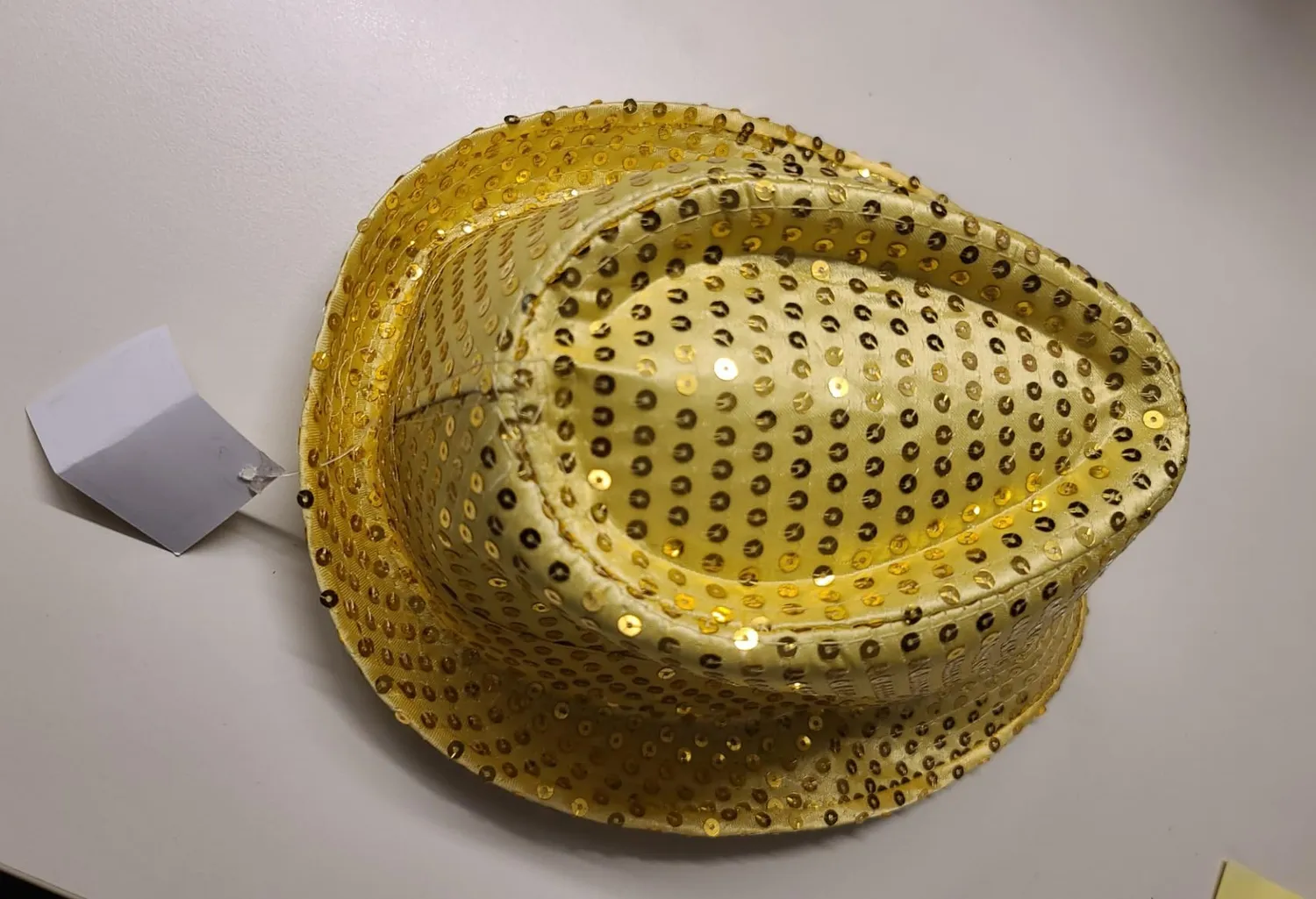 P'tit Clown 20200 Cappello Paillettes Oro Adulto