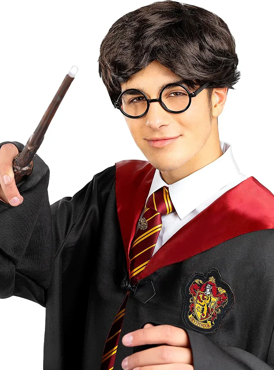 Funidelia Harry Potter parrucca uomo marrone maghi