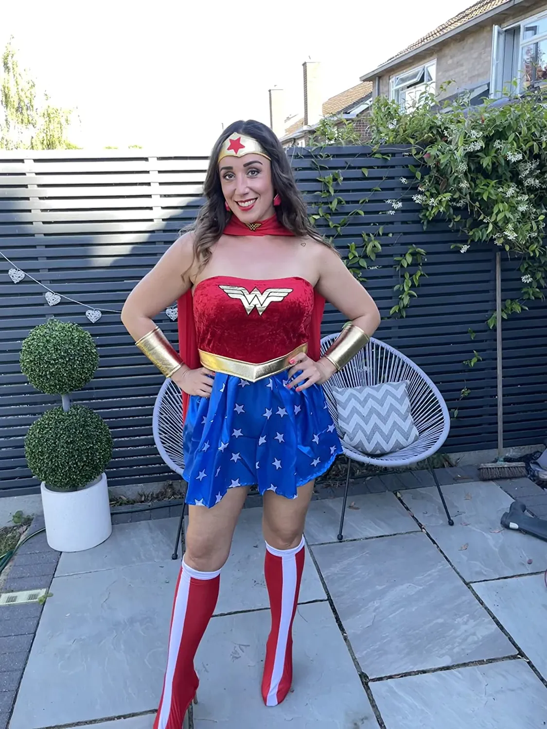 Funidelia Wonder Woman costume donna M rosso